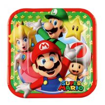 8 Petites Assiettes Mario Party - RIETHMULLER