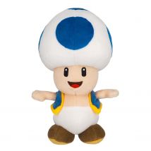 Nintendo Together+ - Peluche Super Mario - Toad Bleu 20 Cm