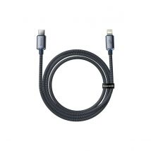 Baseus Câble Lightning Vers Usb-c 20w Crystal Shine Charge Et Synchronisation 1,2m Noir