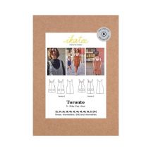Pochette Patron De Couture Toronto Femme Robe 32-52 Taille N°fr 32-52 - Ikatee