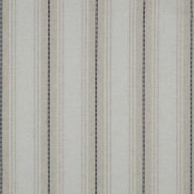 Tissu Lin Mélangé Rayures Noire Sur Fond Ecru - Craftine