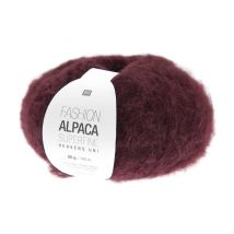 Fil De Laine À Tricoter Fashion Alpaca Superfine Heavens Uni - Rico Design 04 Bordeaux