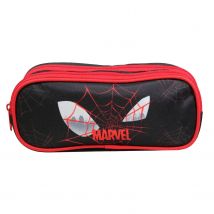Trousse Scolaire 2 Compartiments Marvel Spider-man Noire - Bagtrotter - Bagtrotter