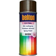 Bombe De Peinture Belton Spectral Ral8028 Brun Terre 400ml