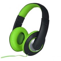 Grundig Casque Intra-auriculaire Filaire Stéréo 3,5 Mm Avec Bandeau Réglable Vert