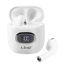 Écouteurs Sans Fil Blancs Linq Avec Commandes Tactiles Fonction Veille