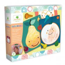 Babyssimo – Maxi Crayons Gras Theme Fruits - Au Sycomore - Vert