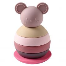 Culbuto Empilable Souris Rose - Nattou