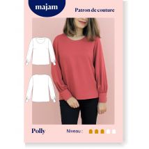 Patron Blouse - Polly- Taille 34 À 48 - Majam