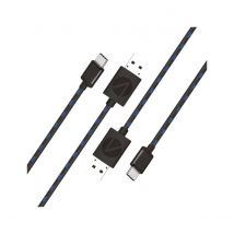 Stealth Lot De 2 Câbles Pour Manettes Ps5 Play / Charge 3m Noir