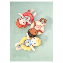 Poupée De Bain Lena Et Sa Bouée Licorne - Lilliputiens - Rose