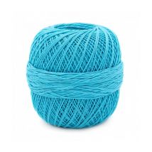 Coton À Crocheter Hakelgarn 10 - Grundl - Certifié Oeko-tex Bleu (09) - Gründl