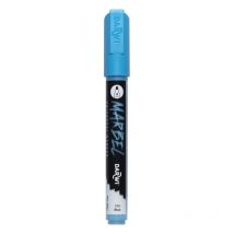 Marqueur - Peinture Acrylique - Bleu - Permanent - Pointe Ronde 1mm - Marbel - Darwi