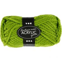 Pelote De Laine Fantasia Maxi - Acrylique - Vert - 50 G - 35 M - CC Hobby