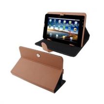Housse Tablette Tactile Universelle 9' Mode Portrait Paysage Simili Cuir Marron Yonis - Yonis