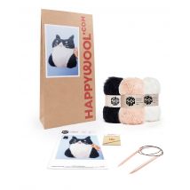 Kit Tricot Grand Coussin Felix Noir Tu - Pingouin