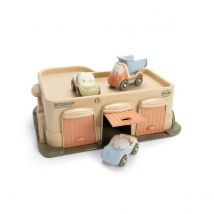 Garage Écologique Avec 3 Voitures En Bois Pour Enfants - Dantoy