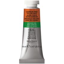 Aquarelle Professionnelle Extra-fine - 14ml - Jaune Foncé Sans Cadmium - Winsor Et Newton - Winsor & Newton