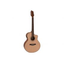 Dimavery Guitare Folk Stw-50 Naturelle Electro
