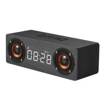 Enceinte Bluetooth Portable Lcd Hauts-parleurs 6w Micro Aux Sd Fm + Sd 16go Noir Yonis - Yonis