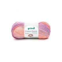 Pelote De Coton Cotton Quick Batik 100 Gr - Ppsc - Grundl - Certifié Oeko-tex 06 Multicolore - Gründl