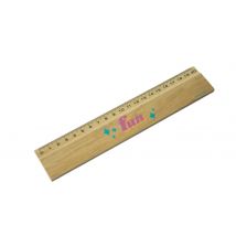 Règle De Traçage - S'Cool And Co - Fun - Règle En Bois Made In France 20 Cm
