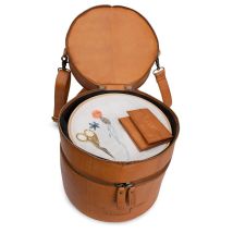 Sac À Ouvrage À Compartiment - Bturn - Muud Whisky Taille N°hauteur : 27 Et Diamétre : 23cm - Muud