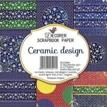 24 Papiers Fantaisis Assorties 15.2 X 15.2 Cm Décorer Ceramic Design - Decorer