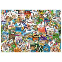 Puzzle Asterix : Les Albums Des Aventures Du Gaulois 1000 Pieces - Heros Bd - Nathan - 878253 - Nathan