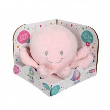 Peluche - Veilleuse Glow Soft - Pieuvre Rose - Gipsy Toys