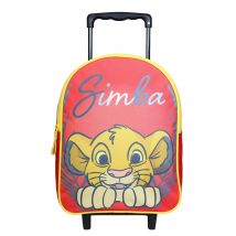 Sac À Dos À Roulettes 31 Cm Disney Le Roi Lion Simba Rouge - Bagtrotter - Bagtrotter