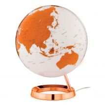 Globe Terrestre Lumineux Light & Colour Ø 30 Cm - Orange - Youdoit