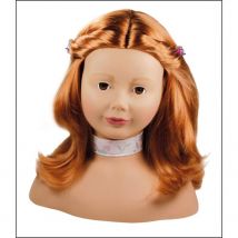 Tête À Coiffer Et Maquiller, Cheveux Roux - Götz Puppen