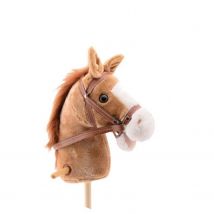 Cheval À Bâton Avec Son Beige - Johntoy