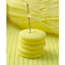 Lot De 5 Boutons Ronds Colorés - Ppy