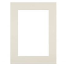 Passe-partout Blanc Cassé 50x70 Cm Ouverture 40x50 Cm - Ceanothe