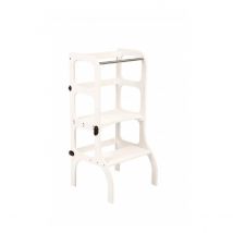 Tour D'Apprentissage – Table Step'n'sit Blanc Fermoirs Laiton - Ette Tete