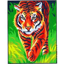 Kit Canevas Le Tigre 20x25cm - Margot