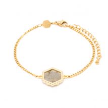 Bracelet Hexalia En Pierres Labradorite - SLOYA