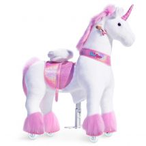 Licorne Blanche Siege Rose Ux502 - PonyCycle