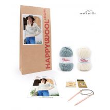 Kit Tricot Pull Laine Sabine Ecru 38/40 - Phildar