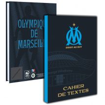 Cahier De Texte Olympique De Marseille 6 Onglets - La Plume Doree