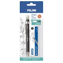 Blister Porte-mines Professionnel 5,2 Mm + 6 Recharges Mines B - Milan