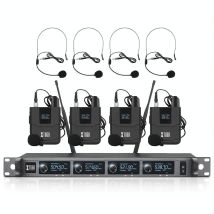 Système Microphone Sans Fil Uhf Professionnel Pour Événements Extérieurs Yonis - Yonis