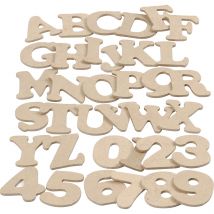 Chiffres & Lettres, H : 4 Cm, Ép. 2,5 Mm, 36x10 Pq./ 1 Pq. - CC Hobby
