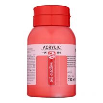 Peinture Acrylique - Rouge Naphtol Moyen - 396 - Pot De 750 Ml - Talens Art Creation