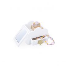 Boîte À Bijoux Nuage Blanche Avec Collier Et Bracelet Licorne - Jura Toys