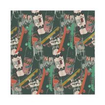 Tissu Sweat Poppy Skate 8350 Multic Vendu Au Mètre