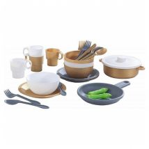 Batterie De Cuisine 27 Pièces - Modern Metallics - Kidkraft