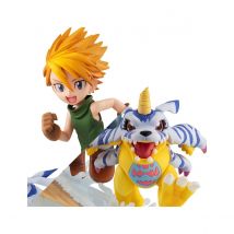 Digimon Adventure G.e.m. Series - Statuette Yamato Ishida & Gabumon 2022 Ver. 12 Cm - Megahouse